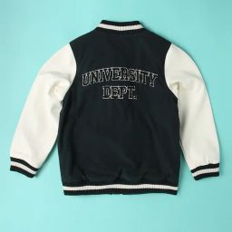 wotnot by azorte Colourblock Varsity Jacket image 2