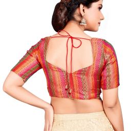 vamas Textured Front-Open Blouse image 2