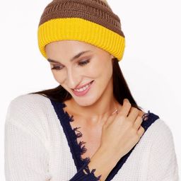 bharatasya Pack of 2 Beanies with Pom Pom image 2