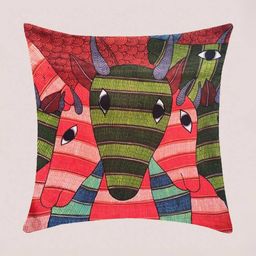 molcha by babita singh Set of 5 Graphic Print Square Cushion Covers image 2