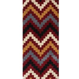 presto Abstract Print Hand Tufted Wool Runner image 2
