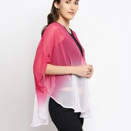 belleziya Ombre-Dyed Front-Open Shrug image 2
