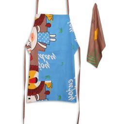 dhrohar Set of 2 Printed Apron & Towel image 2