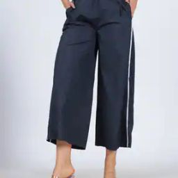 Shein Ankle Length Wide Track Pants with Bow Detail-image-70