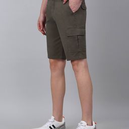 cantabil Men Regular Fit Bermudas with Insert Pockets image 2