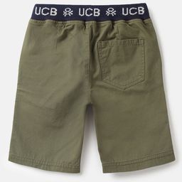 united colors of benetton Flat-Front Bermuda Shorts with Drawstring Waist image 2