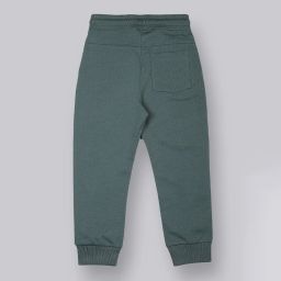plumtree Boys Typographic Print Joggers with Drawstring Waist image 2