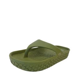 doubleu Honeycomb Pattern Thong-Strap Flip-Flops image 2