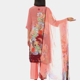 satya paul The Chiffon Spritz Dupatta image 2