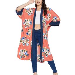 ruhaan's Floral Print Open-Front Shrug image 2