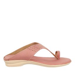 walkway Toe-Ring Flip-Flops with Synthetic upper image 2