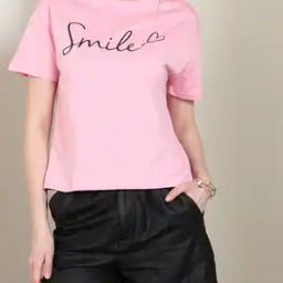 Shein Drop-Shoulder Typographic Chest Print Loose Fit Tshirt-image-39
