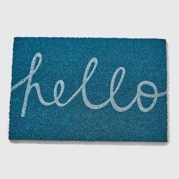 home centre Typographic Print Rectangular Doormat 23" x 15" image 2