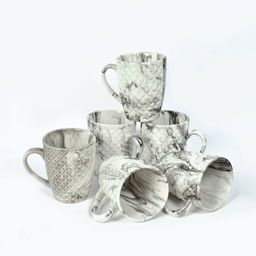 fabinaliv Set of 6 Printed Ceramics Mugs image 2