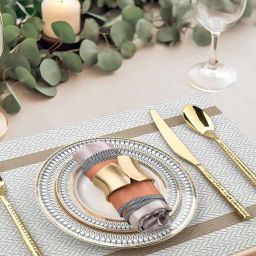 wosta Set of 8 Chevron Print Placemats image 2