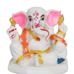 ecraftindia Decorative Lord Ganesha Idol for Car Dashboard image 2