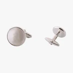 the tie hub Silver-Toned Cufflinks image 2