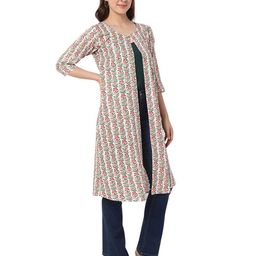 smarty pants Floral Print Button Closure Shrug image 2