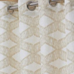 cortina eyelet curtain Set of 2 Printed Window Curtains image 2