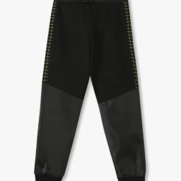 kb team spirit Boys Typographic Print Joggers with Side Tape image 2