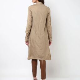 w Front-Open Shrug with Patch Pockets image 3