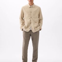 gap Linen Utility Jacket with Patch Pockets image 3