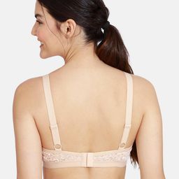 zivame Double Layered Non-Wired Non-Padded Full Coverage Super Support Bra image 3