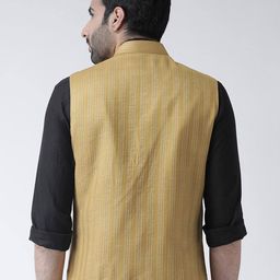 kisah Sleeveless Nehru Jacket with Insert Pocket image 3