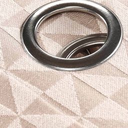 saral home Set of 2 Geometric Print Door Curtains image 3