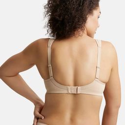 jockey FE78 Wirefree Padded Cotton Elastane Full Coverage Plus Size Bra with Broad Wings image 3