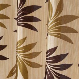 cortina eyelet curtain Set of 2 Leaf Print Window Curtains image 3