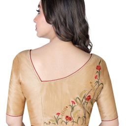 rene Embroidered Front-Open Blouse image 3