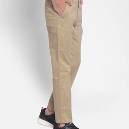 crimsoune club Checked Flat-Front Trousers with Insert Pockets image 3