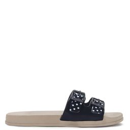 cassiey Open-Toe Slip-On Flat Slides image 3