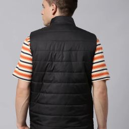 dennislingo premium attire Men Quilted Regular Fit Jacket with Zip-Front image 3