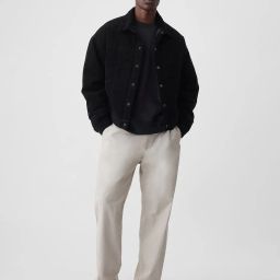 gap Corduroy Button-Front Collared Jacket image 3