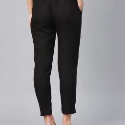 juniper Flat-Front Ankle-Length Pants with Insert Pockets image 3