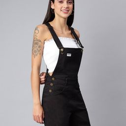 finsbury london Short Dungaree with Patch Pocket image 3