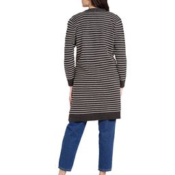 global republic Striped Open-Front Shrug with Insert Pocket image 3