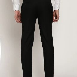 cantabil Flat-Front Trousers with Insert Pockets image 3