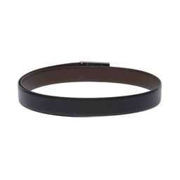 teakwood leathers Slim Belt with Push-Button Closure image 3