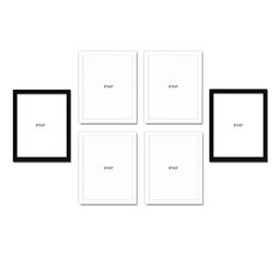 random Set of 6 Rectangular Synthetic Photo Frame 8''x10'' image 3