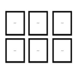 random Set of 6 Rectangular Synthetic Photo Frame 8''x10'' image 3