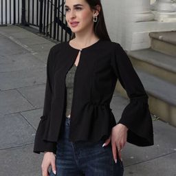 popwings Front-Open Shrug with Bell Sleeves image 3