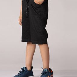 adbucks Typographic Print Shorts with Drawstring Waist image 3