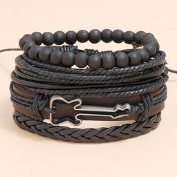vendsy Set of 4 Slip-On Bracelets with Slider image 3