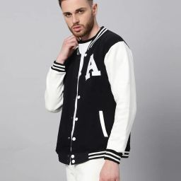 be savage Bomber Jacket with Button-Closure image 3