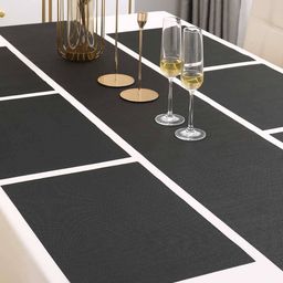 hokipo Set of 6 Table Placemats with Table Runner image 3