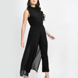 v&m Jumpsuit with Overlay Panel image 3