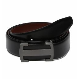 teakwood leathers Reversible Belt with Push Pin Closure image 3